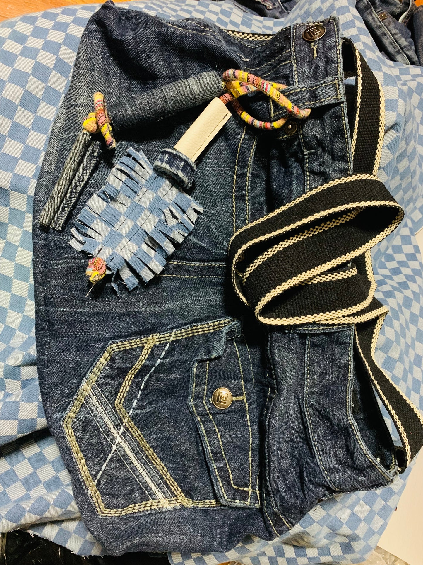 Denim Shoulder/Hip Bag